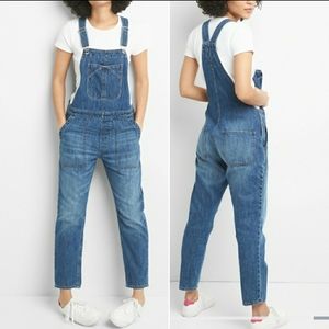 Gap Relaxed Denim Overalls